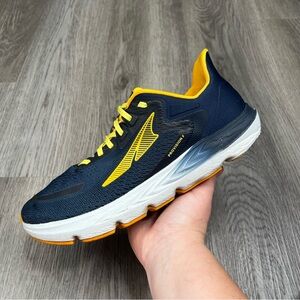 Altra Provision 6 Running Shoes Mens Size 10.5 Navy Yellow Comfort Low‎ Sneakers